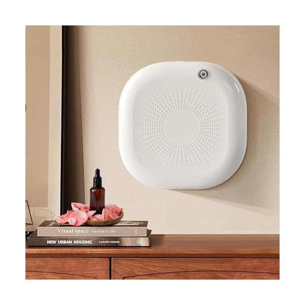 Smart Scent Air Machine for Home, Hotel Collection Diffuser, Bluetooth Waterless Diffuser with Cold Air Technology - 500ML, HVAC Scent Diffuser for Large Room, Offices, Hotel and Spa (White)