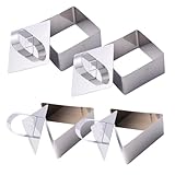 Photo Gallery alipis 4 pezzi stampi in acciaio per dolci resistenti temperature anti- per forno casa e facili da pulire Photo Gallery alipis 4 pezzi stampi in acciaio per dolci resistenti temperature anti- per forno casa e facili da pulire
