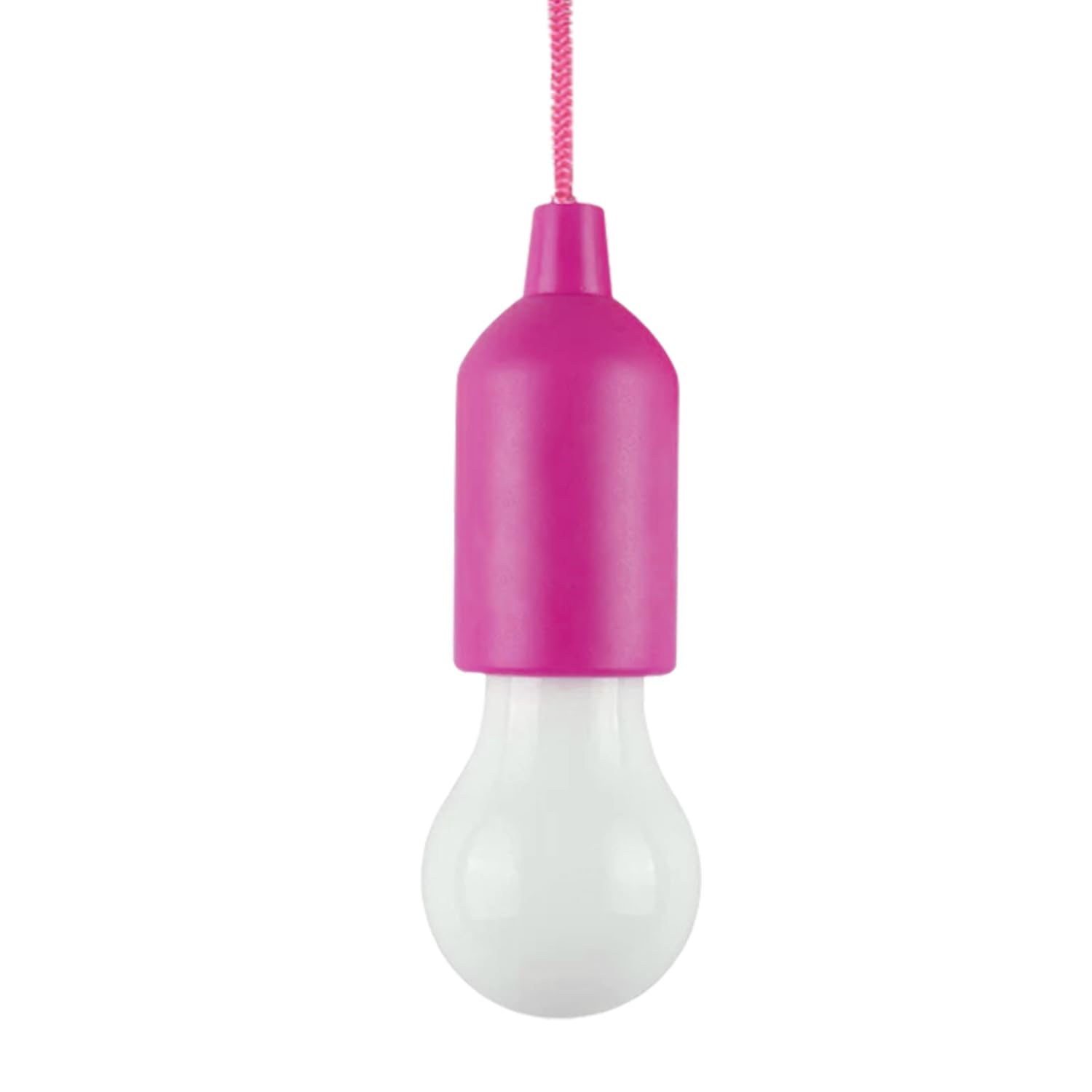 MVIOCS LED Pull Cord Light Bulb, Battery Operated, Portable Hanging Pull Cord Lamp Lantern for Indoor Outdoor Home Wedding, Emergency, Camping, Decoration, Garden Party (Peach) โ image 1