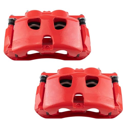 Image of TRQ Performance Front Driver and Passenger Side Brake Caliper Set 2 Piece