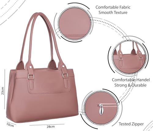 Image of Large Capacity Tote Bags For Womens Big Purses And Handbags Ladies Big Shoulder Bag (Marooon)