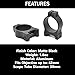 Gotical | Low Scope Ring Mount 30mm Matte Black | 30mm / 1