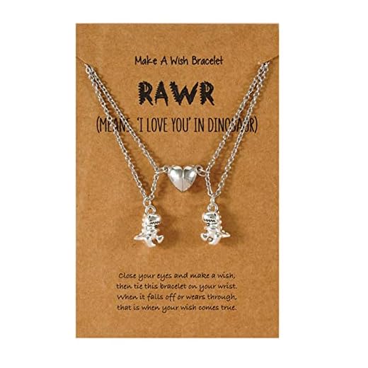 Couples Necklace Matching Heart Necklace for Couples Dinosaur Necklaces for Boyfriend Girlfriend Long Distance Relationship Necklace for Bf Gf Valentines Day Gifts