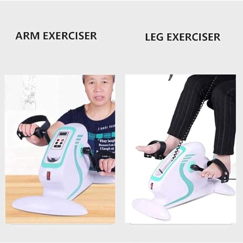 Elektrische pedaaltrainer Ondersteunde fiets Elektrische revalidatiefiets Pedaaltrainer Mini Fietsen met beschermende uitrusting Fitness hometrainer voor handarm Been Knie - Afbeelding 7