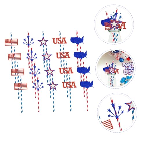 Pitillos de papel Independence Day 20 pcs miniatura 5