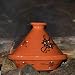 Tajine individuel en terre cuite - D 23 cm