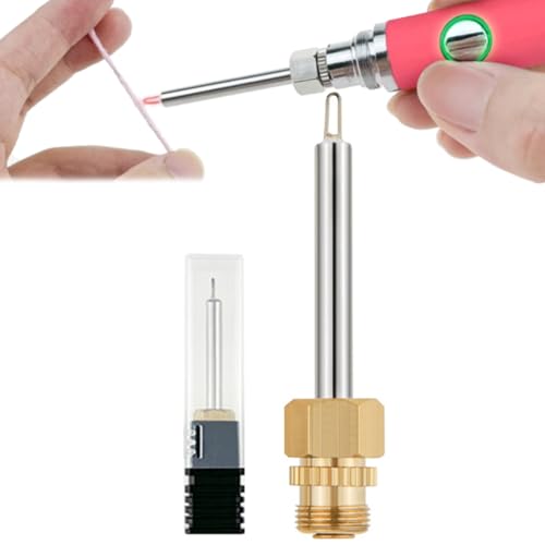510 Interface Soldering Tips, Thread Burner Replacement Tips for USB Rechargeable Temperature Adjustment Soldering Pen (2/4Pcs) (2)