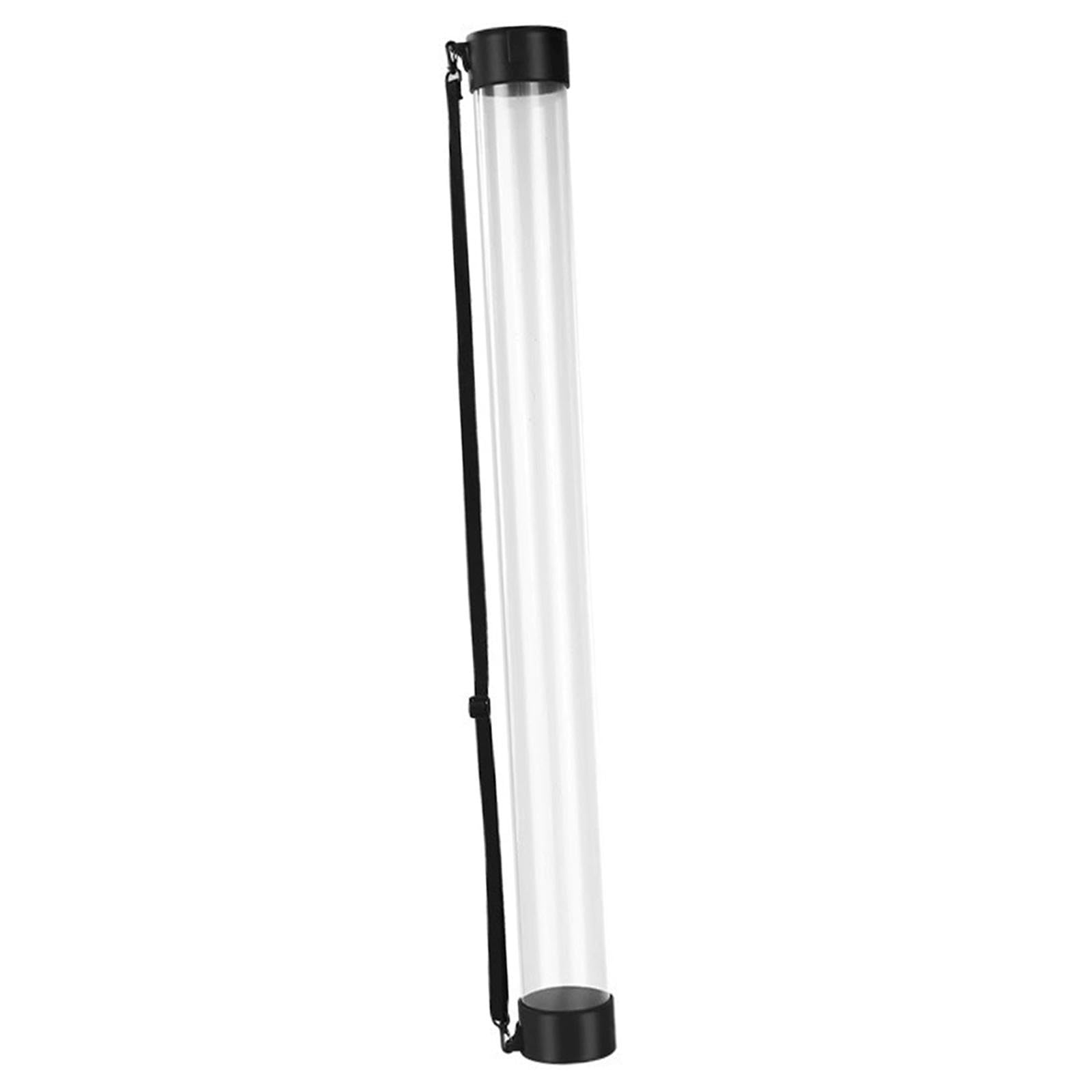 Tubo Raccogli Palline Da Tennis Con Una Fibbia a Cinghia, 90 Cm Tubo Palline Tennis Portatile per Esterni, Pickleball Retriever in Policarbonato Offrendo Praticità per Partite