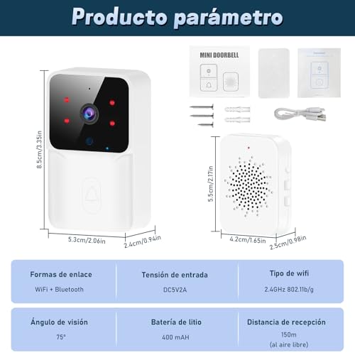 Timbres inalámbricos económicos 30 Imagen adicional