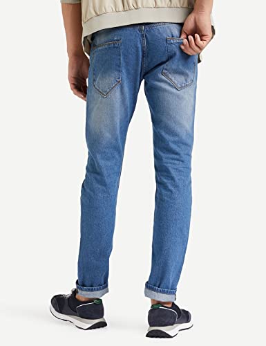 Image of Amazon Brand - Symbol Men Cotton Rich Stretchable Jeans | Casual Denim Relaxed Fit