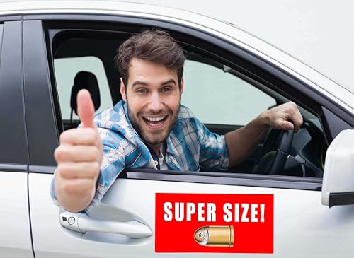 Image of 10 PCS Funny Prank Magnet Bumper Sticker, Adults Pranks Magnetic Sign for Vehicle Truck Car Reusable Magnet Sticker for Fridge Hilarious Joke Gift