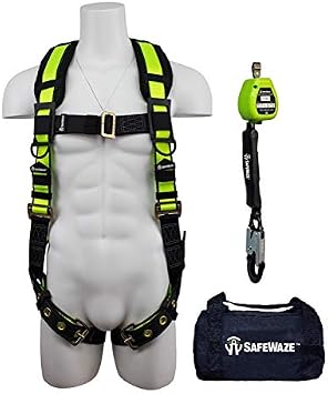 SafeWaze FS143-S/M - PRO Bag Combo FS185-S/M Harness, 018-5009 SRL, FS8125 Bag