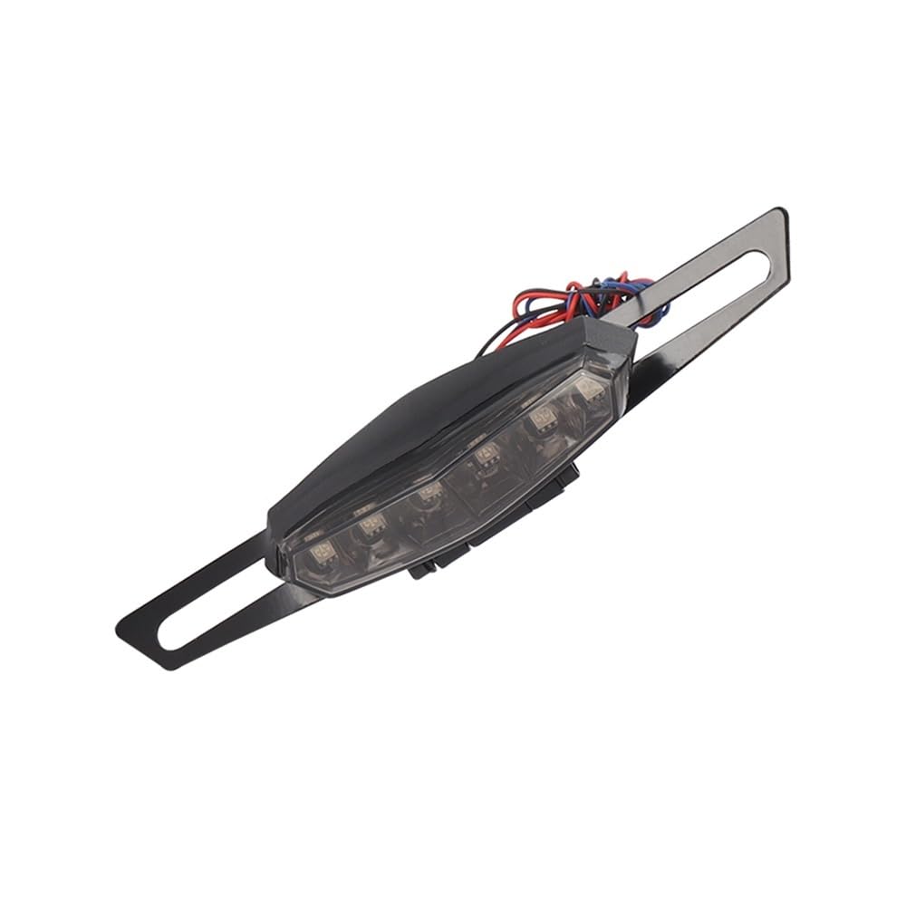 Fanale Posteriore per Moto A 6 LED da 12 V, Luci Posteriori Luce Freno E Stop Staffa per Accessori per Stop Luci Freno