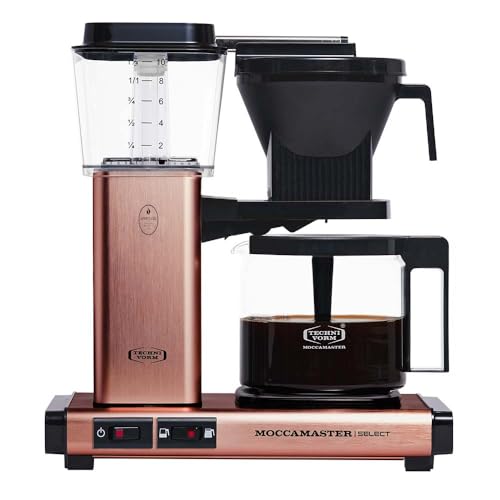 Moccamaster KBG Select, Cafetera, Cobre, Cafetera Filtro, 1.25 Litros