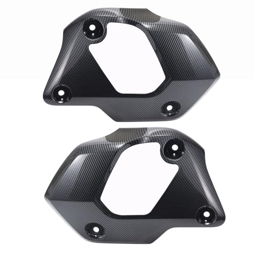 Image of Mokuo Motorcyle Fairing Parts,Front Side Cover in ABS Material Compatible with 2021-2024 Honda Grom Msx 125 SF,Carbon Fibre Color