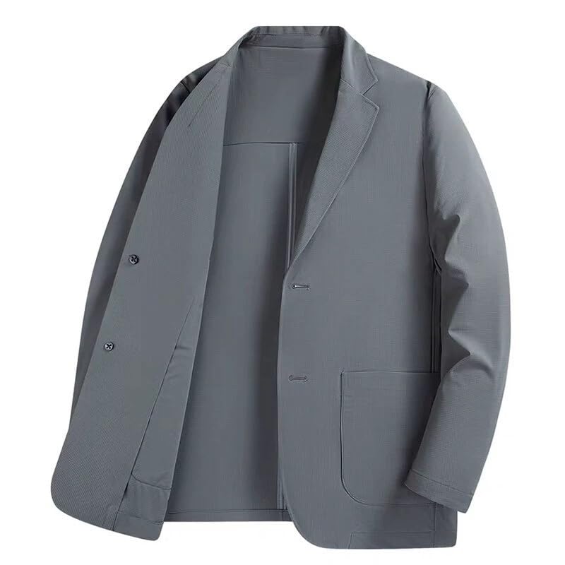 Men's Sun Protection Casual Spring Summer Lightweight Sport Coat Two Button Suit Jacket