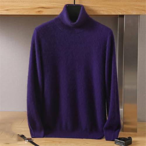 Men's Turtleneck Cashmere Sweater Men Autumn and Winter Loose Knitted Sweater Keep Warm Men Jumper3
