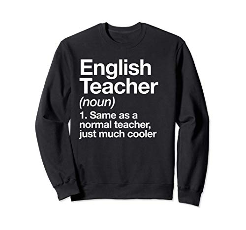 Profesor de Inglés Definition Funny escolar Sudadera