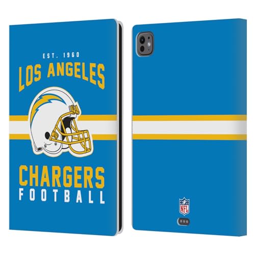 Évitez les rayures sur iPad Pro 11 M4/M5 2024/2025 grâce à l'étui cuir NFL Chargers