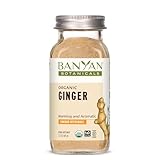 Banyan Botanicals Ginger Powder - Certified Organic, Spice Jar - Zingiber officinale - Supports overall health, wellness and comfort