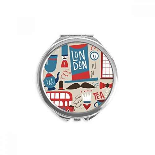 Miroir de poche Angleterre pour retouches maquillage au bureau ou en voyage de week-end
