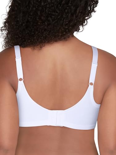 Vanity Fair Women's Full Figure Beauty Back Smoothing Bra, 4 Way Stretch Fabric, Lightly Lined Cups Up to H