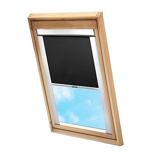Aufun Dachfenster Rollo Verdunkelungsrollo Thermo Sonnenschutz für DKL GHL...