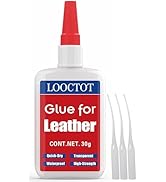 LOOCTOT 30g Leather Glue,Glue for Leather Repair, Super Instant Glue Used for Bonding Between Lea...
