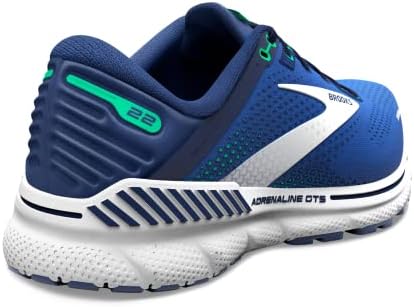 Brooks Men's Adrenaline GTS 22 Supportive Running Shoe - Surf The Web/Blue/Irish Green - 10 Medium | Image 3