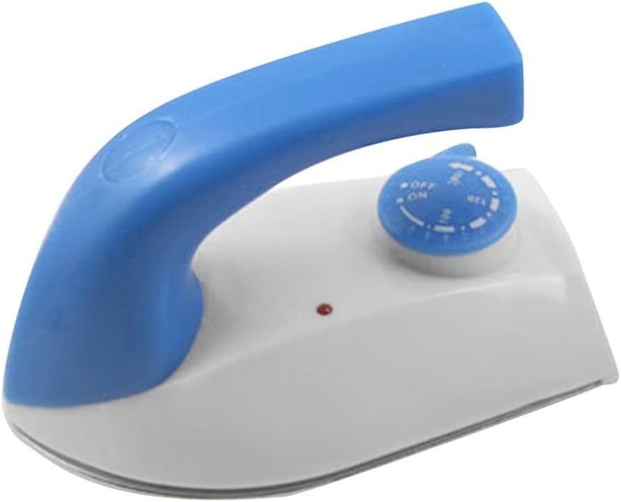 QARNBERG Mini Plancha, Equipo de Viaje portátil, Plancha eléctrica de Viaje con Control de Temperatura de 220 V/110 V, Suela de Acero Inoxidable para Camisa, Cortina, Abrigo de Cuero