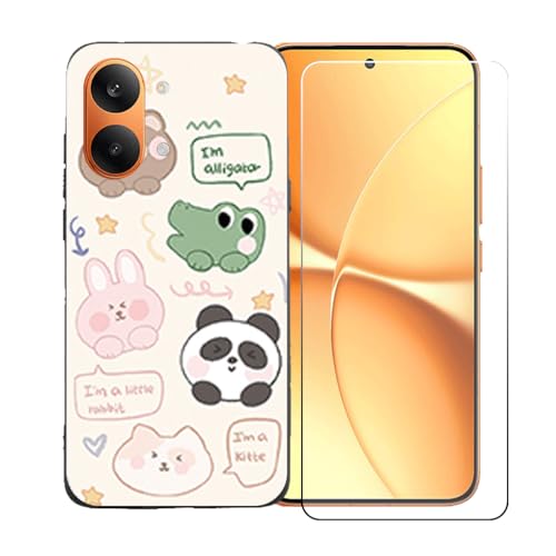 CongJiaLingXi�P�[�X�K�p �� Poco X8 Pro Max (6.83") �K�p �� �d�����ꂽ�K���X�X�N���[���v���e�N�^�[�A�_�炩���V���R�[���V�F���o���p�[�h�Ռ�TPU�ی�J�o�[�������,LLM47