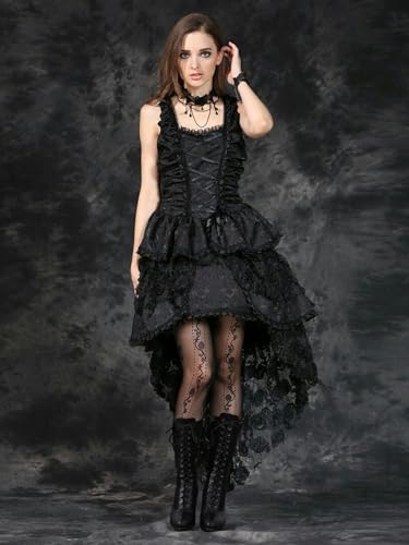 NueiVeiuo Women Vintage 70s Victorian Boots Knee High Side Zipper3