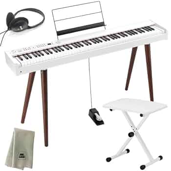 Amazon | KORG D1 WH (ホワイト) 【専用スタンド(SV-ST1