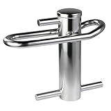 Stitokg Large Stainless Steel Portawrap Rope Friction Device for Arborist Rigging & Heavy Wood Lowering, Compact Tool for Lines up to 3/4 in, 2,000 lb WLL