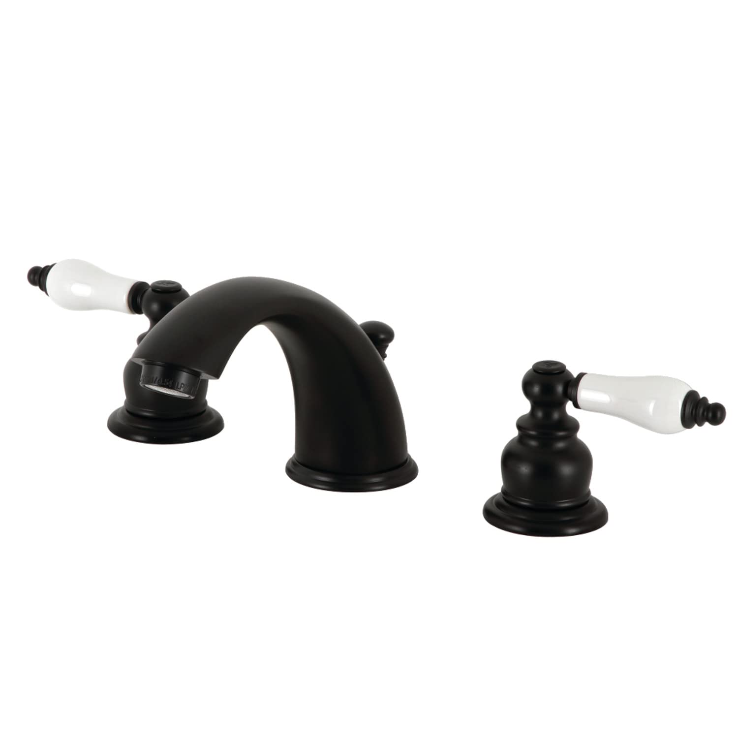 Robinet de salle de bain victorien Kingston Brass KB970B mitigeur chic noir mat