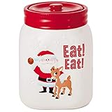 Rudolph the Red-Nosed Reindeer Skinny Santa Cookie Jar Kitchen Accessories Movies & TV