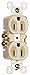Legrand-Pass & Seymour 3232ICP TradeMaster 15 Amp/125-Volt AC Duplex Receptacle, Ivory, 10-Pack