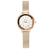 CONCEPTION PRATIQUE: Le quartz avancé fournira une utilisation à long terme. La lunette est soutenue par un fond de boîtier en acier inoxydable qui assure une protection maximale pour le mouvement à quartz sensible. Des bretelles à la fois confortables et lisses, ainsi qu'une boucle déployante, équipée d'une couronne cannelée push / pull centrée, offrent une qualité délicate.