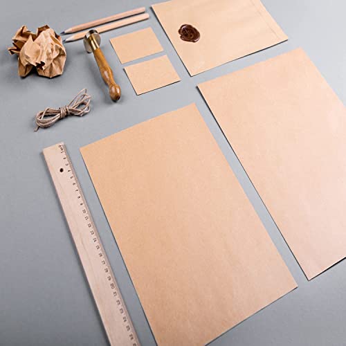 Image of Amazon Brand - Umi 200 GSM A4 Kraft /Craft Paper Sheets for DIY Craft Brown Color Photo Sheet - Pack of 20
