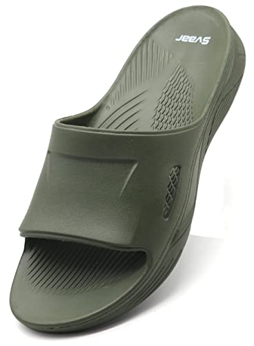 Image of SVAAR EveryWear Sliders for Men || Comfortable Indoor Outdoor Slider Slip-on Slippers for Men and Boys