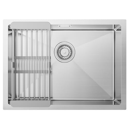 CECIPA Fregadero Cocina 1 Seno 60 x 44cm, Fregadero...