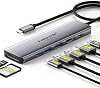 Hub USB C adaptador multipuerto, estación de acoplamiento 7 en 1 con HDMI 4K 60Hz, PD de 100W, ranuras SD/TF 3.0, 2 puertos USB 3.0 y USB C 3.0 de datos 5Gbps, para MacBook, iPad, Surface, XPS, ChromeBook 2
