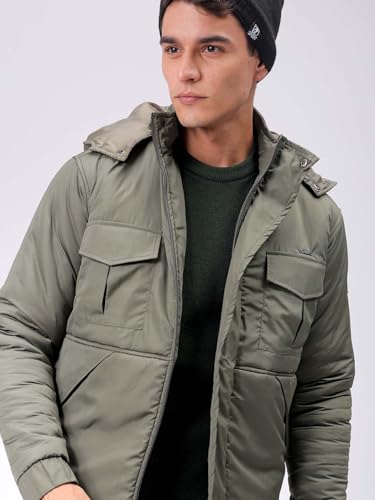 Image of The Indian Garage Co Polyester Men's Winter Jacket