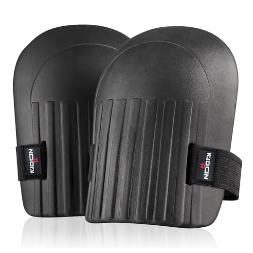 NoCry Home & Gardening Knee Pads - with Lightweight Waterproof EVA Foam Cushion, Soft Inner Liner, and Easy Fit with Adjustable Hook'n'Loop Straps