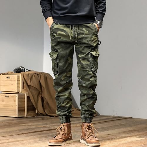 Men's Casual Slim Fit Cargo Pants Daily Work Athletic Trousers Outdoor Fashion Streetwear Hiking Pant2