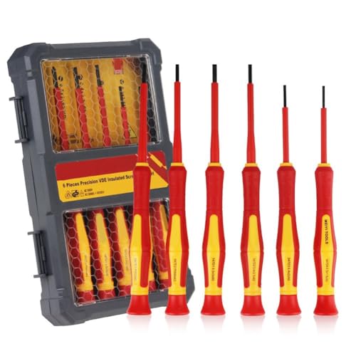 Set 6 Piezas Destornilladores Aislados para Electricista