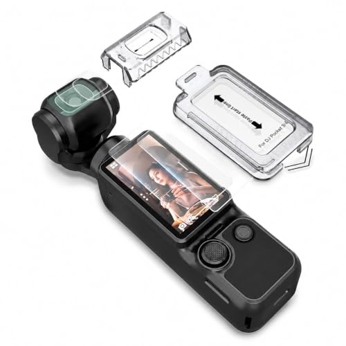[PETFROH] dji Osmo Pocket 4 �ی�t�B���� AR���˖h�~ �t��1��+�����Y1�� �����ʒu���킹�L�b�g