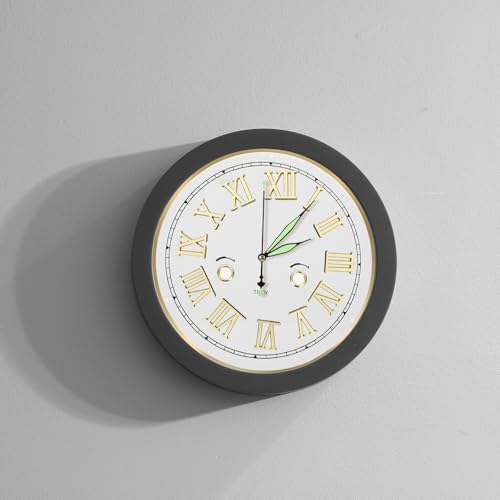 Angoily 1 Set Römische Ziffern Für Uhr 1 bis 12 Römische Ziffern Uhr Verzierung für DIY Handwerk Dekoration Anzeigen Für Ersatz Reparatur Zubehör