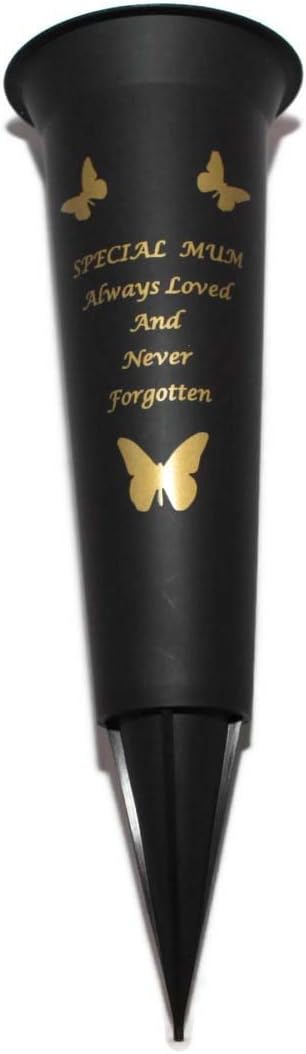 Special Mum Verse Graveside Memorial Grave Spiked Flower Vase