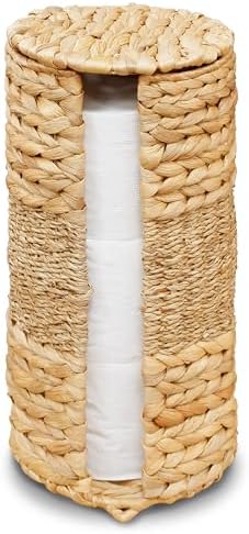 Amazon.com: Graciadeco Stand Toilet Paper Storage with Lid Spare Extra ...